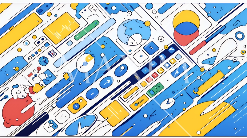 DX・AI・クラウドで進むデジタルトランスフォーメーション｜データネットワークのビジネスコンセプト