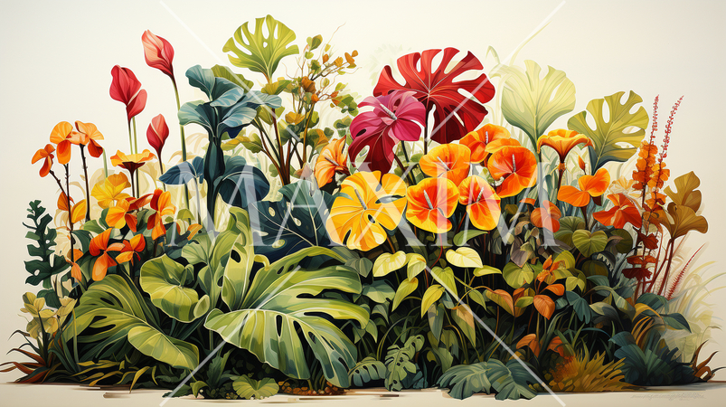 色鮮やかな南国の植物たち