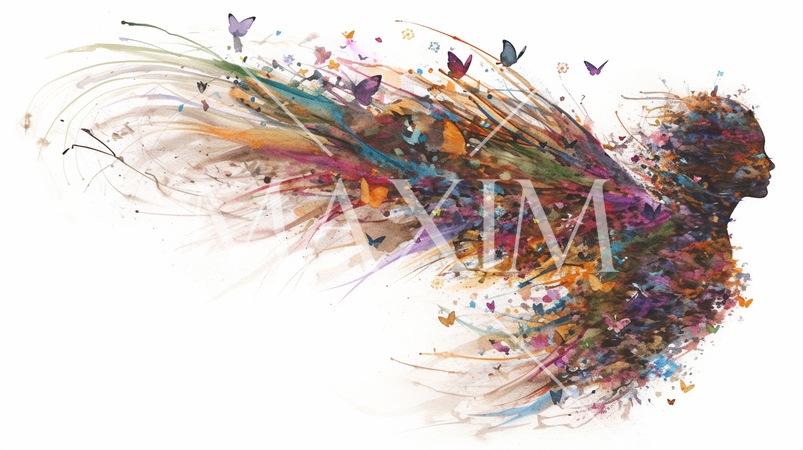 思春期の少女の精神的な羽化