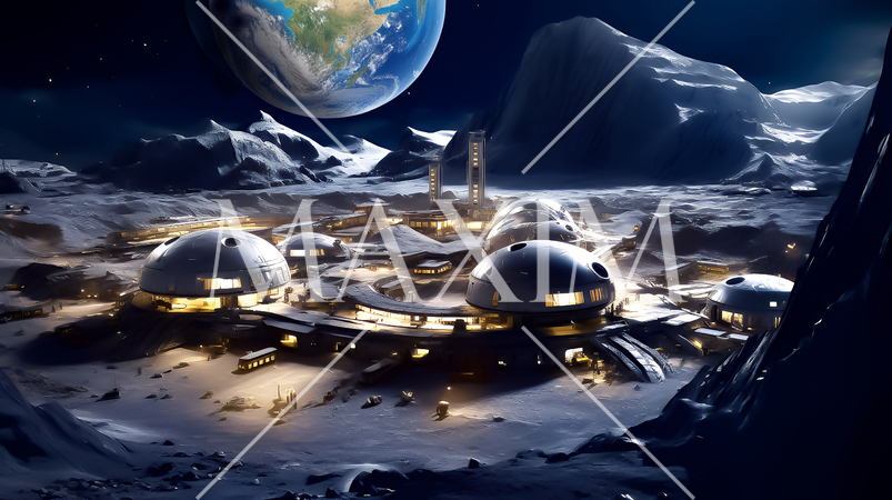 月面基地：精緻CG