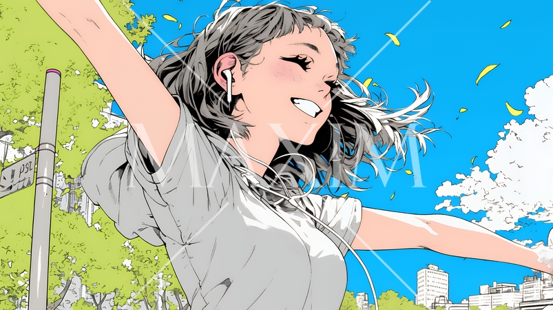 ボジティブで素晴らしいアイデアが浮かんだ瞬間