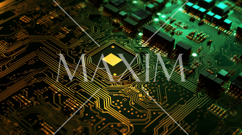 コンピュータ基板のイメージ背景画像：精緻CG画像