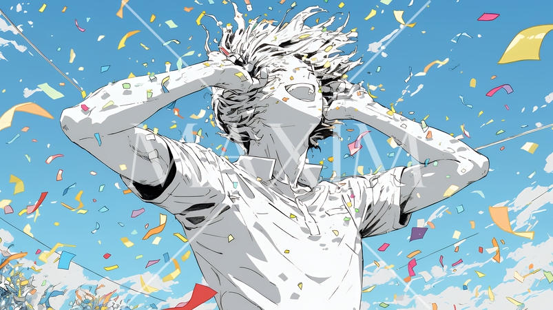 嬉しくて目を開けることができません