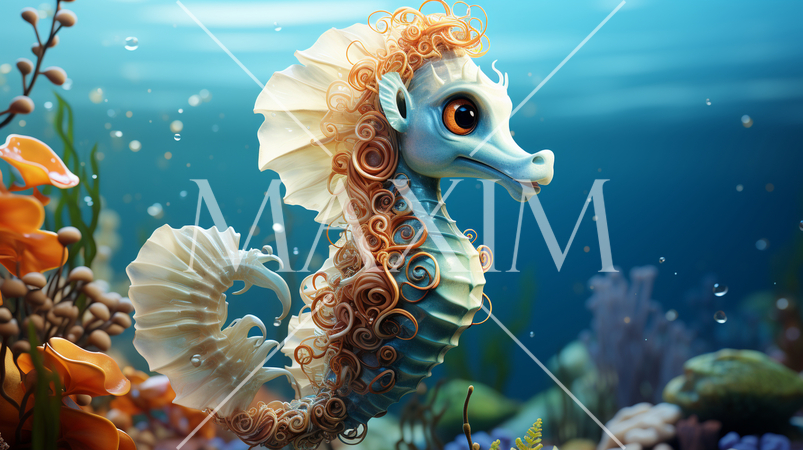 タツノオトシゴ：かわいらしい雰囲気