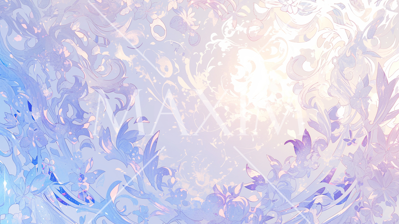 初夏の草の生長：色の変化が滑らかで、立体感や柔らかさを与えるグラデーション背景パターン