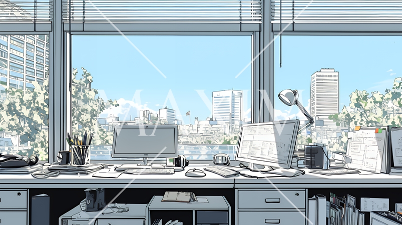 近代的なオフィス空間