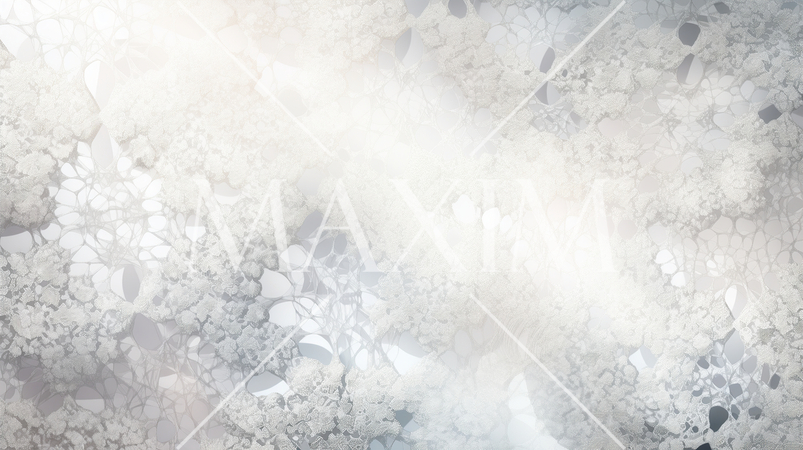 白バックのフラクタル様背景素材精緻CG画