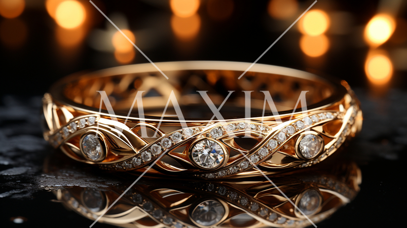 ダイヤモンドのバングル