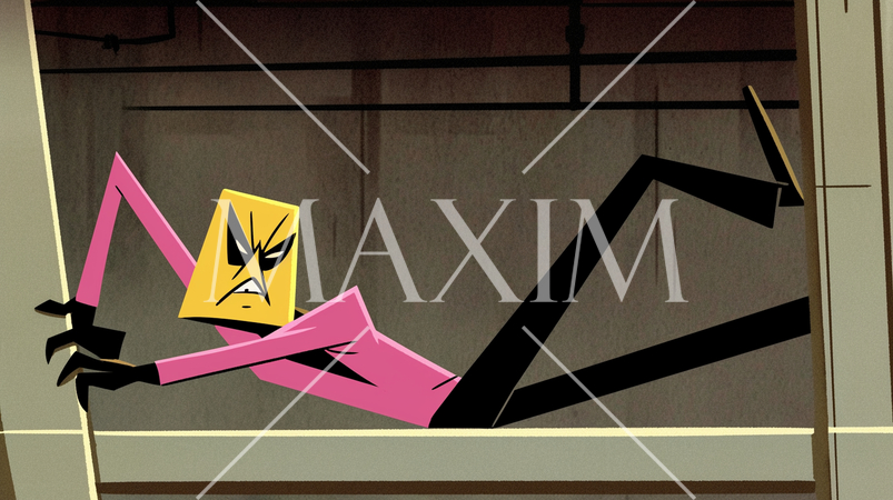 空き巣に注意：不審者が部屋の窓枠を乗り越えて侵入しようとしている