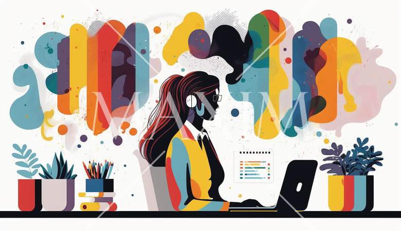 ビデオ会議：遠隔会議、オンラインコラボレーション。