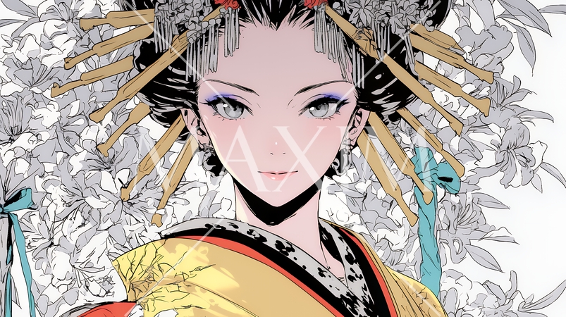 花魁（おいらん）現代風