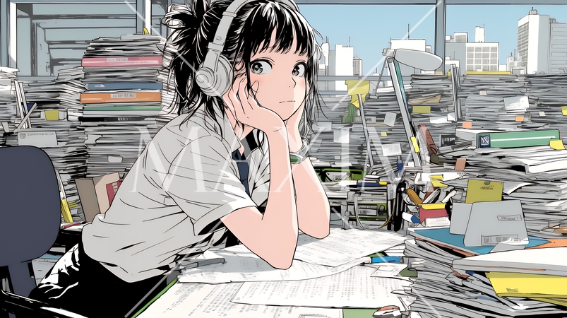 ワーカホリック：家に帰っても仕事・勉強ばかり