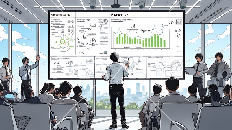 男性講師：ビジネスセミナー／製品説明会／社内研修会
