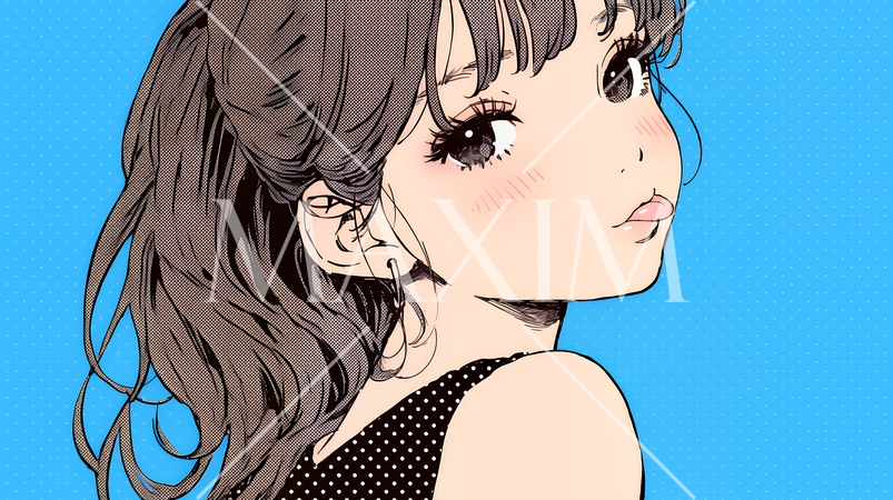 舌をちょっと出して（てへぺろ風）おどけている若い女性