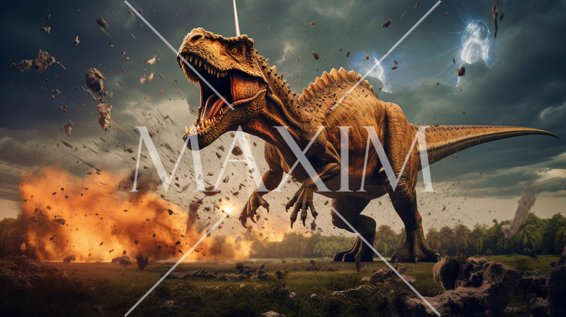 巨大隕石（彗星）衝突により恐竜が絶滅した