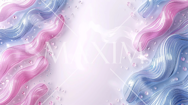 希望の光：光り輝く絹のロープとそれを取り囲む宝石で表現