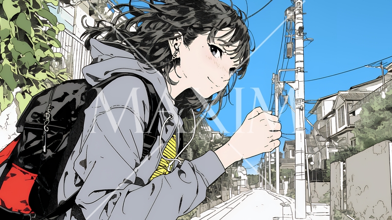 フィストバンプ（グータッチ）をしようとしている若い女性