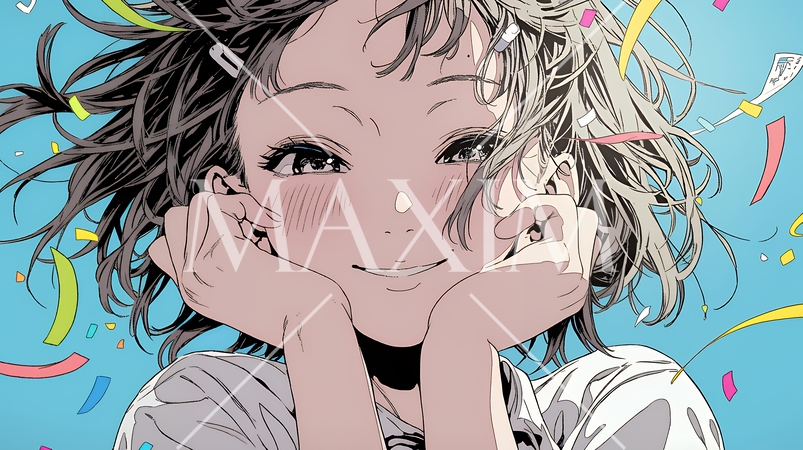 満面の笑みでYesと言っている若い女性