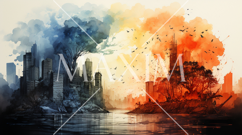 地球温暖化のイメージ