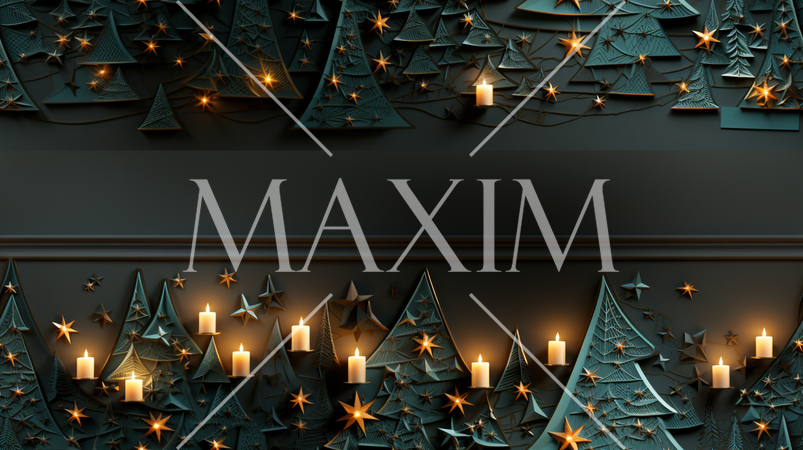 クリスマスツリーの連続パターン