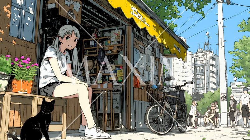 昭和のかおりが漂う町並み