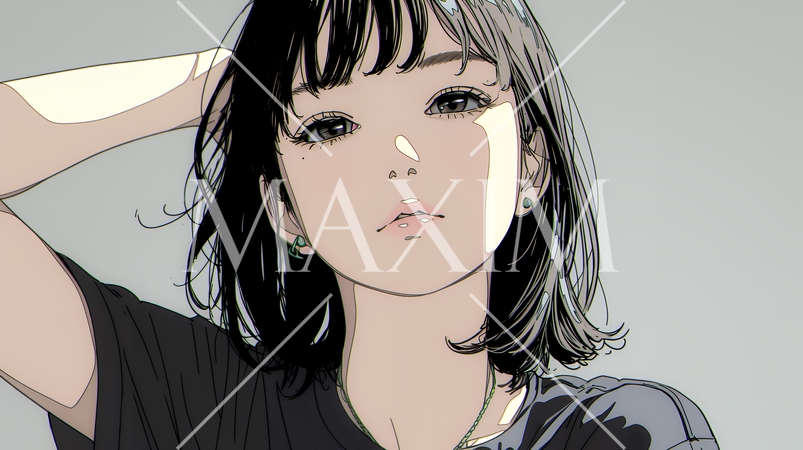 戸惑いの表情の若い女性：困惑した微妙な感情を浮かべた女性