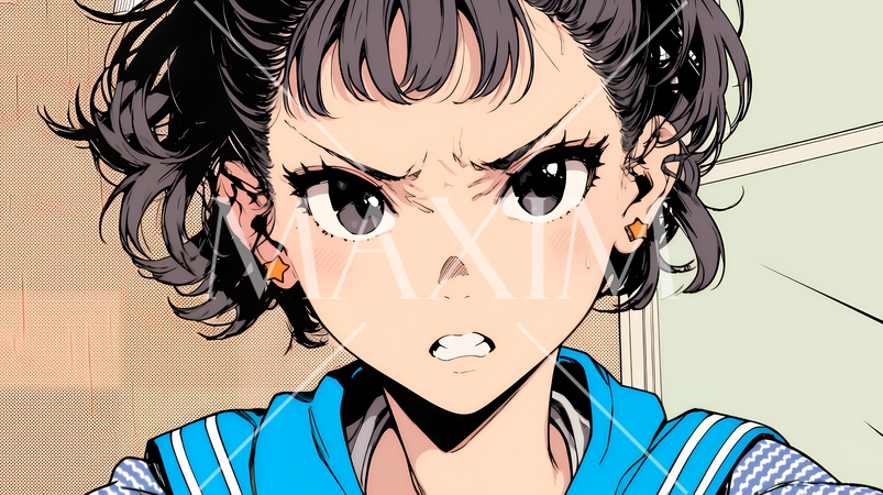 「バカ言ってんじゃないよ」と激怒している女子高生