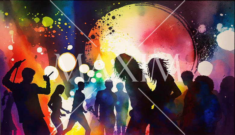 クラブとかディスコで踊りに興じている若者たち