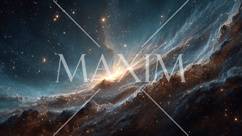 天文学のポスター用図版：広大な宇宙