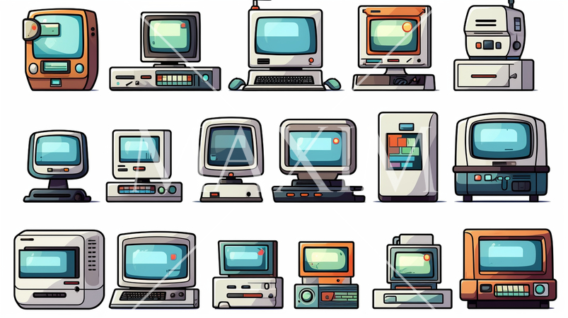 各種パソコン（PC)のアイコンのリファレンスシート