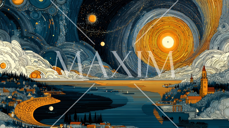 天文学のポスター用図版：宇宙論