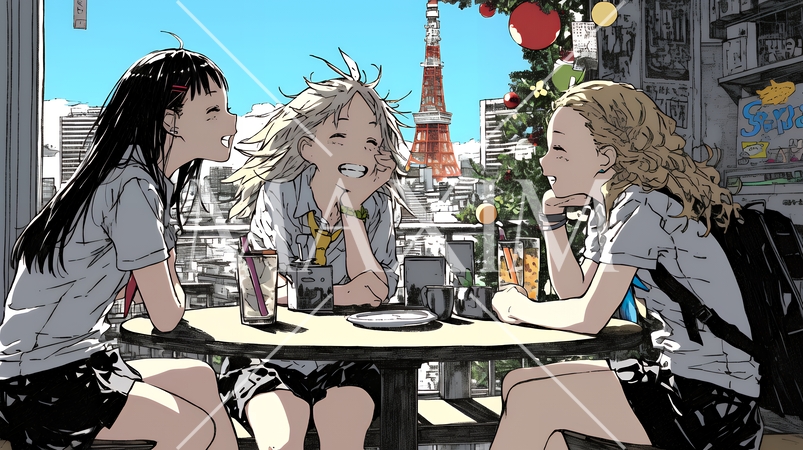 若者たちのクリスマスパーティ