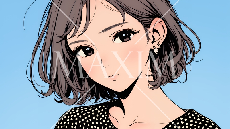 戸惑いの表情の若い女性：困惑した微妙な感情を浮かべた女性