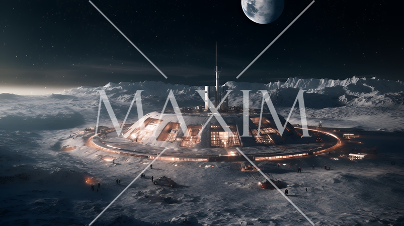 月面基地：精緻CG