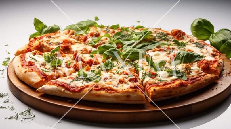 ピザパイの写実的なCG