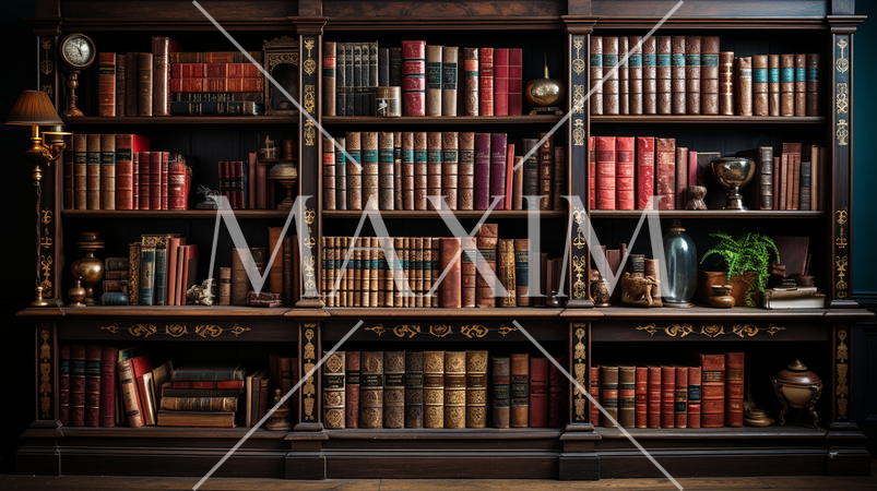 書籍がぎっしり詰まった本棚