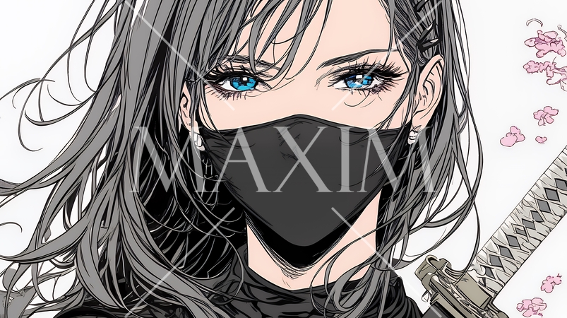 セクシーな女忍者（くノ一）