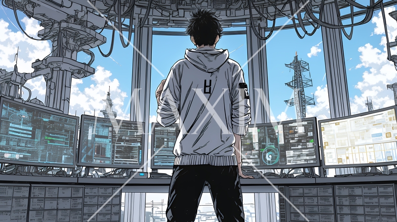 ビッグデータとAI：データ解析による洞察とデータセンターの役割のイメージ