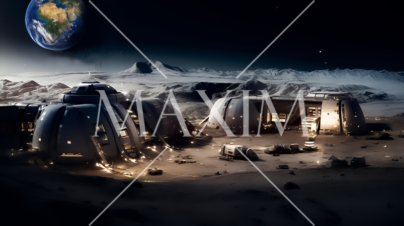 月面基地：精緻CG