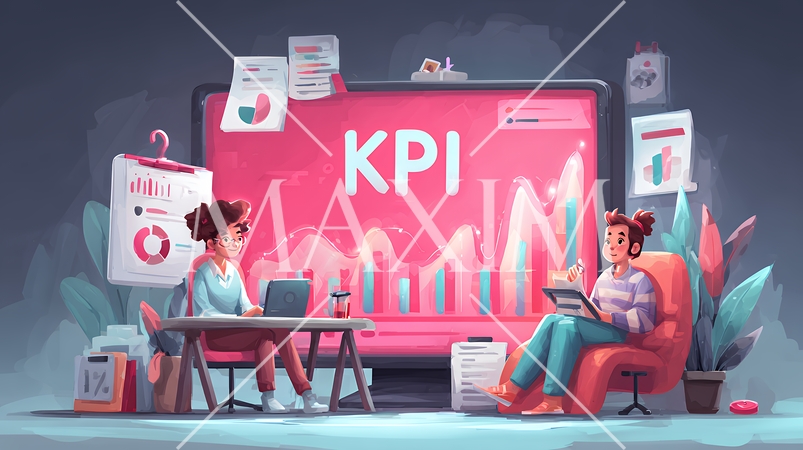 KPI：最終的な目標（KGI）を達成するための「重要業績評価指標」のイメージ