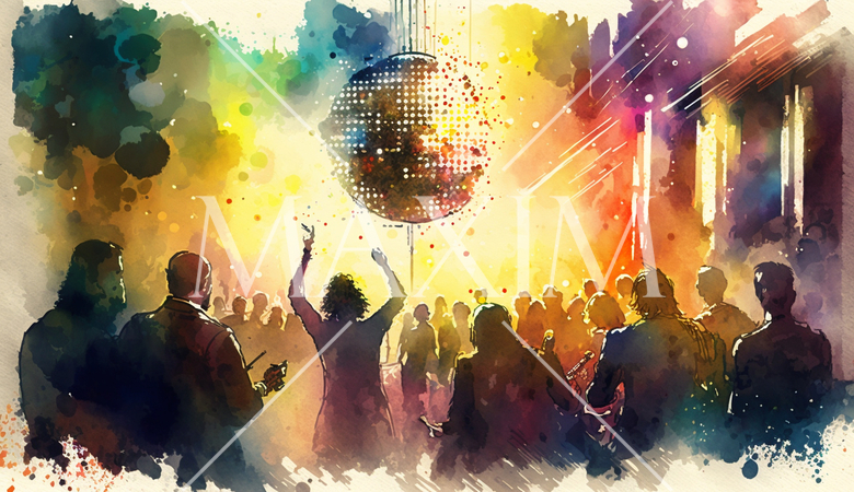 クラブとかディスコで踊りに興じている若者たち