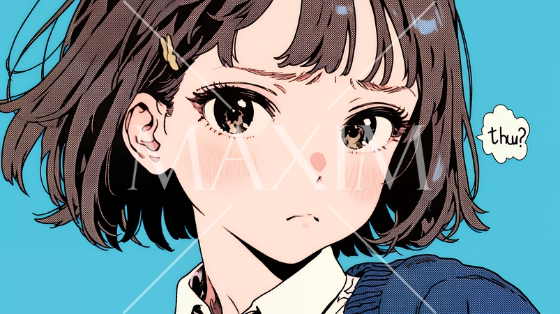 「はぁ？」と呆れた表情をしている女子高生