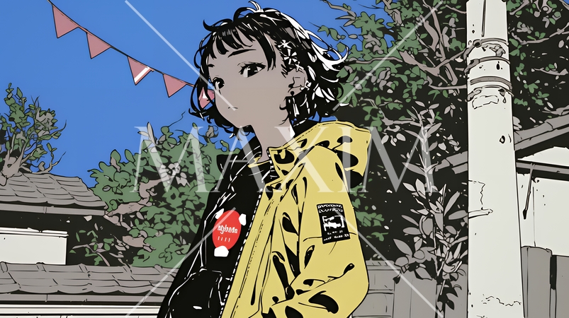 絶望：不安と絶望を感じている少女