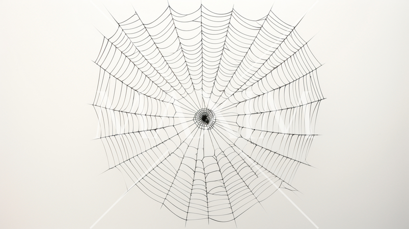 蜘蛛の巣のイメージの背景：精緻CG