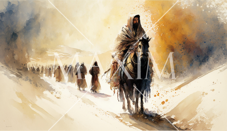 人馬で脱出するイランやパレスチナの難民達