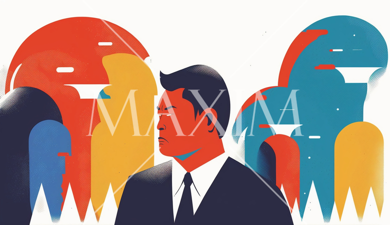 リーダーシップと指導：リーダーシップ、指導者と部下の関係。