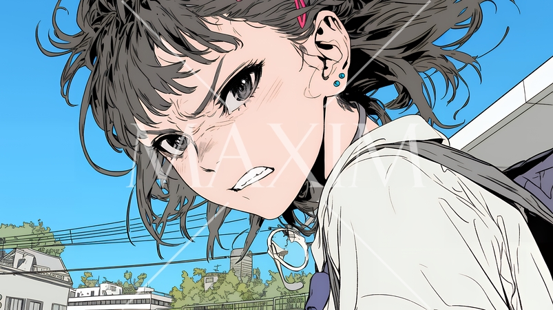 「バカ言ってんじゃないよ」と激怒している女子高生