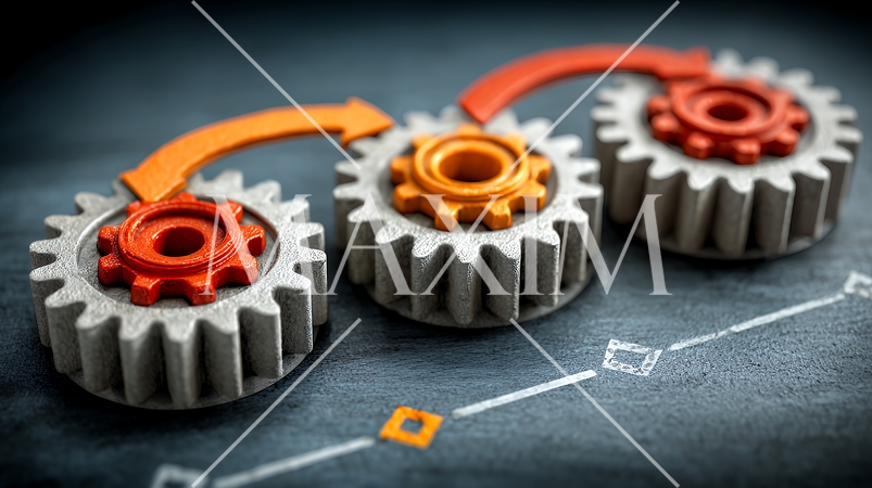 PDCA：「Plan（計画）」「Do（実行）」「Check（評価）」「Action（改善）」のイメー