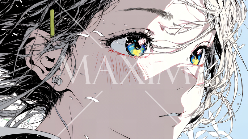 輝く瞳で見つめる好奇心旺盛な若い女性