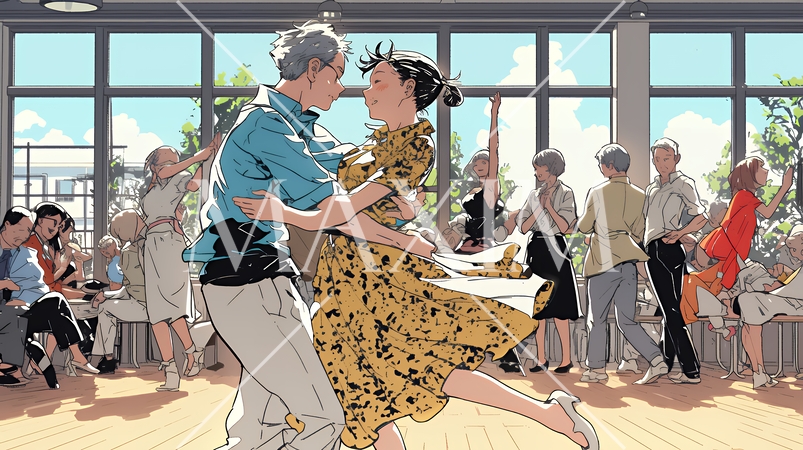 ボールルームダンス（社交ダンス）の練習